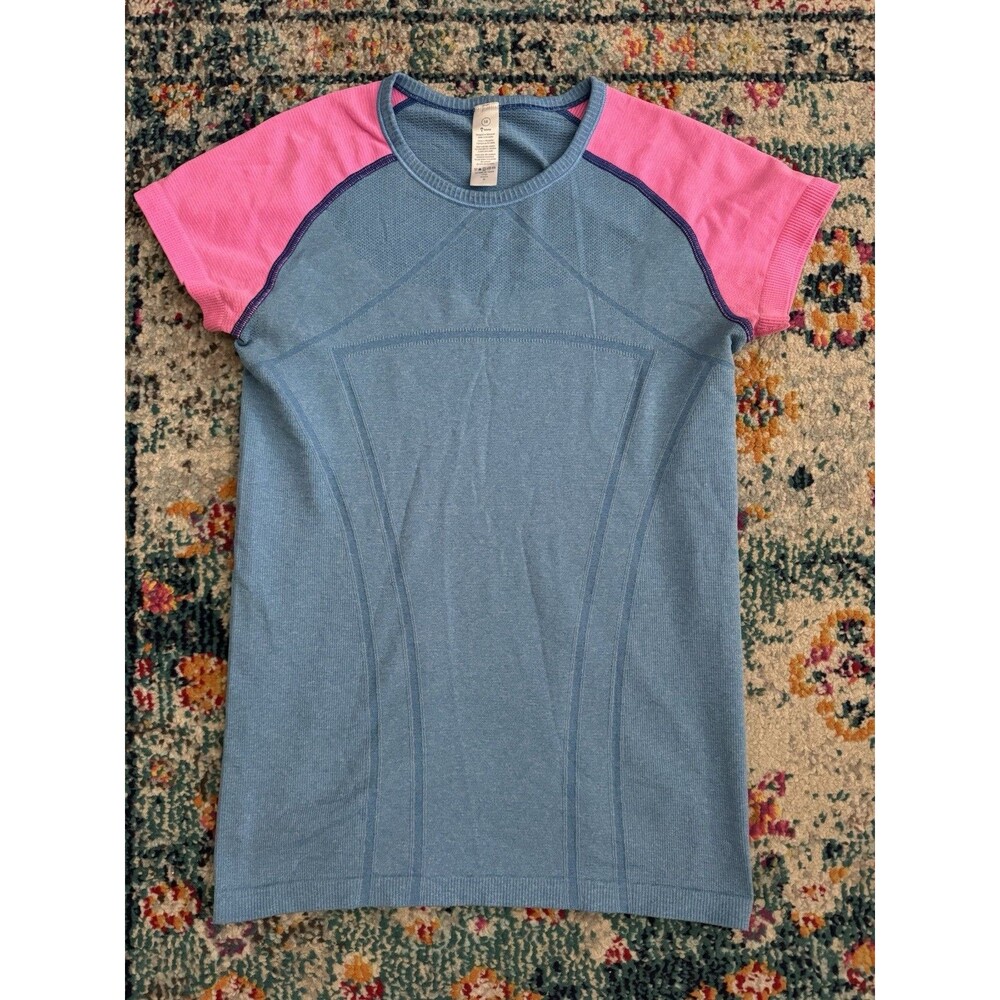 Ivivva By Lululemon Girls Fly Tech Short Sleeve Top Athletic Athleisure Size 14